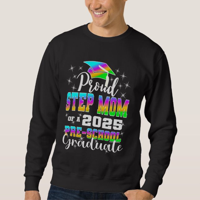 Sweatshirt Maman de substitution fière de diplômée de materne (Devant)