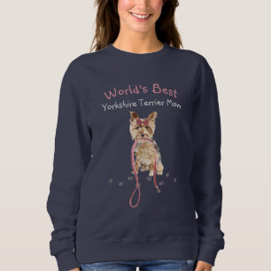 Sweatshirt Maman de Yorkshire Terrier la plus adorable du mon