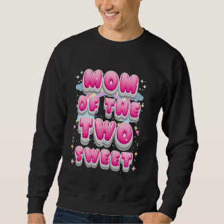 Sweatshirt Maman des deux douce Mère Fière