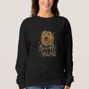 Sweatshirt Maman Doodle Femme Mère Goldendoodle Propriétaire