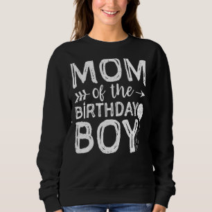 Sweatshirt Maman Du Garçon D'Anniversaire Maman Et Fils Qui C