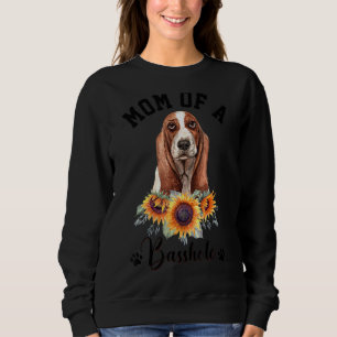Sweatshirt Maman D'Un Chien À La Hache De Basset De Basshole