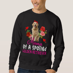 Sweatshirt Maman D'Un Mélangé Réducteur D'Or Maigre Chien Bow
