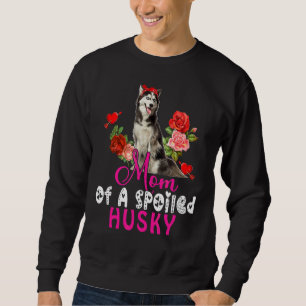 Sweatshirt Maman D'Un Vent De Cravate De Chien Chou Cute Husk