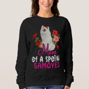 Sweatshirt Maman D'Une Mignonne Mignonne Samoyed Cravate De B