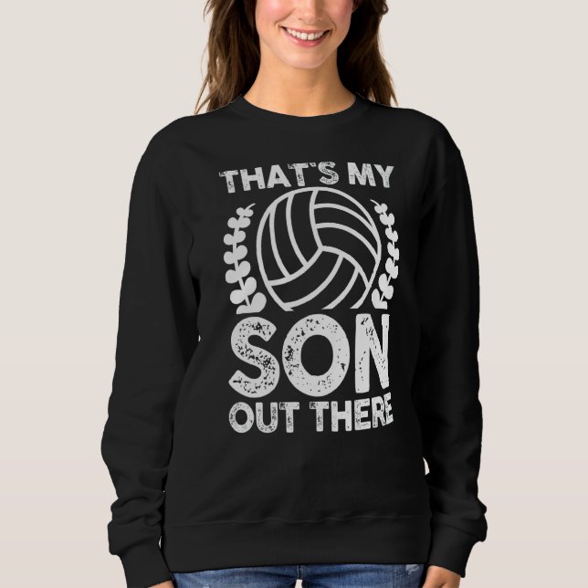 Sweatshirt Maman Fater Son Papa Maman Volley (Devant)