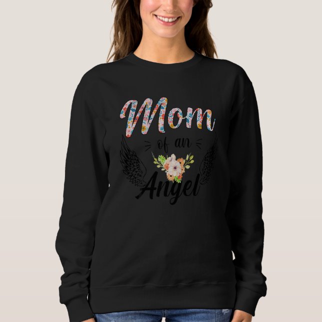 Sweatshirt Maman Femme D'Un Angel Fier Maman Maman Maman Mama (Devant)