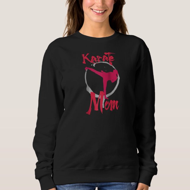 Sweatshirt Maman Karate Raglan (Devant)