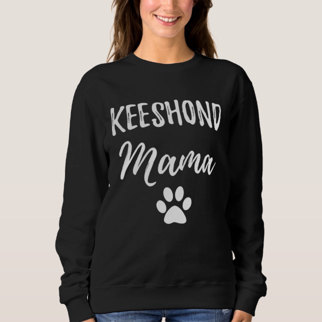 Sweatshirt Maman Keeshond Chien Chien Maman (Devant)