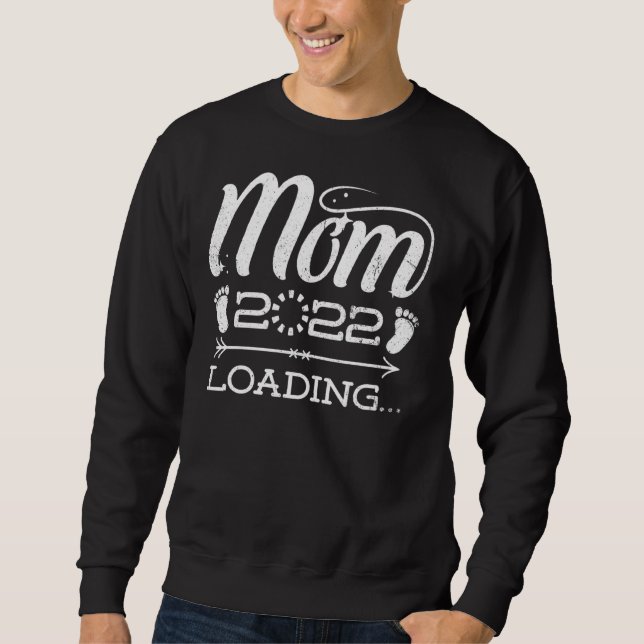 Sweatshirt Maman Maman 2022 Chargement De La Fête Des Mères E (Devant)