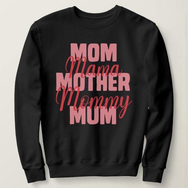 Sweatshirt Maman maman maman maman maman maman maman maman ma (Design devant)