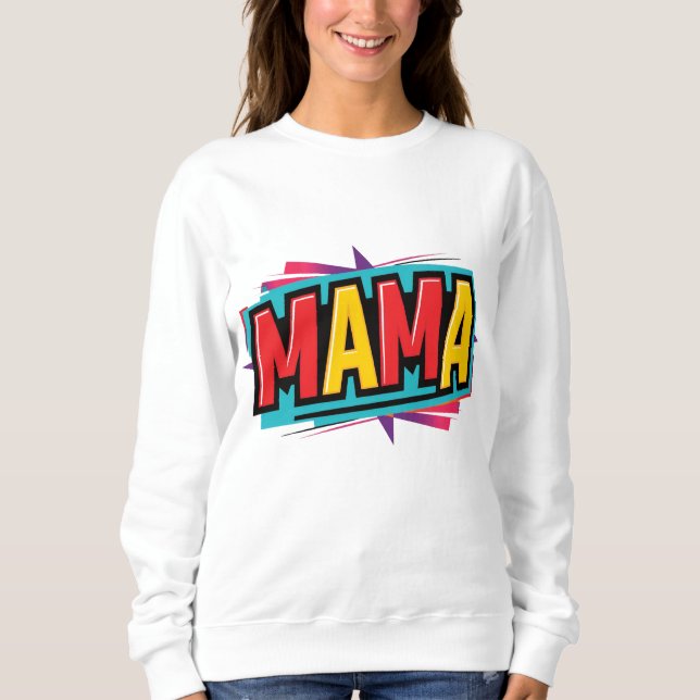 Sweatshirt maman mère maman maman (Devant)