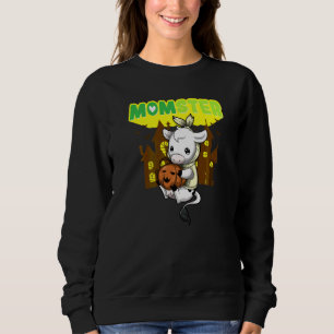 Sweatshirt Maman Monstre Maman Monstrueuse Halloween Effrayan