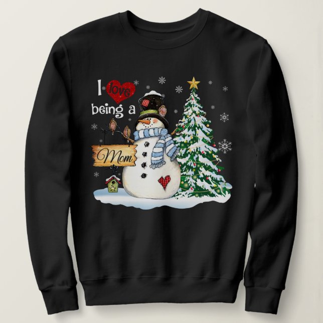Sweatshirt Maman Noël (Design devant)