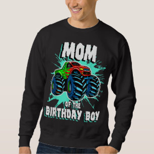 Sweatshirt Maman of the Birthday Boy Monster Truck Birthday P
