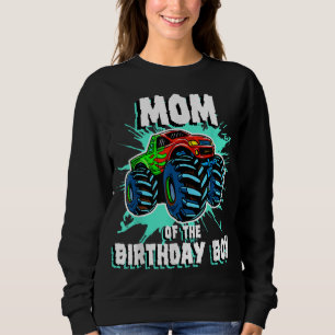 Sweatshirt Maman of the Birthday Boy Monster Truck Birthday P