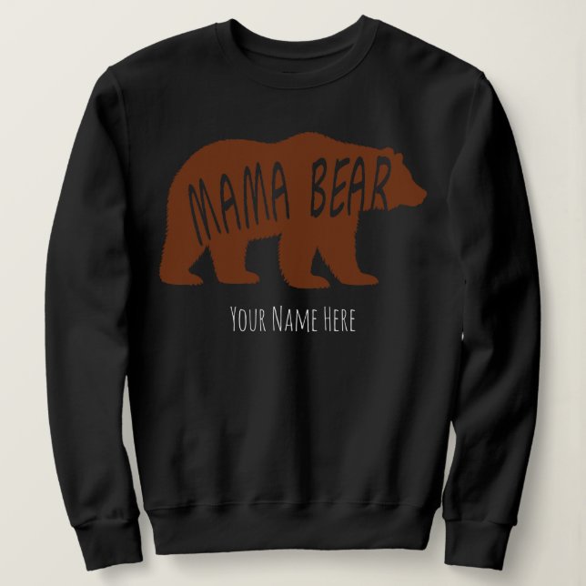 SWEATSHIRT MAMAN OURS (Design devant)