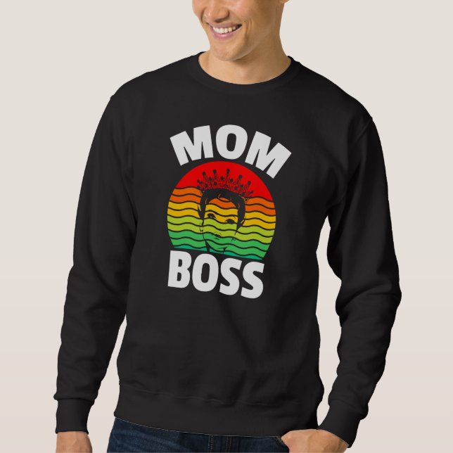 Sweatshirt Maman Patron Fête des Mères Cadeau-66620 (Devant)