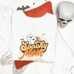 Sweatshirt Maman Personnalisée Famille Halloween Correspondan