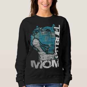 Sweatshirt Maman Pitbull Mon meilleur ami Mon animal de compa