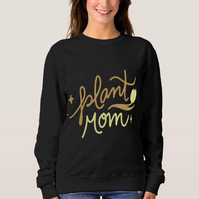 Sweatshirt Maman plante (Devant)