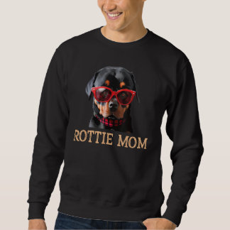 Sweatshirt Maman Rottie Rottweiler Chien