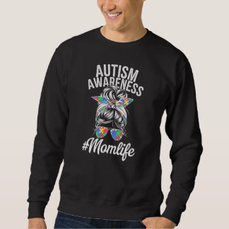 Sweatshirt Maman Sensibilisation sur l'autisme de vie Messy B
