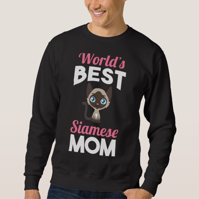 Sweatshirt Maman siamoise (Devant)