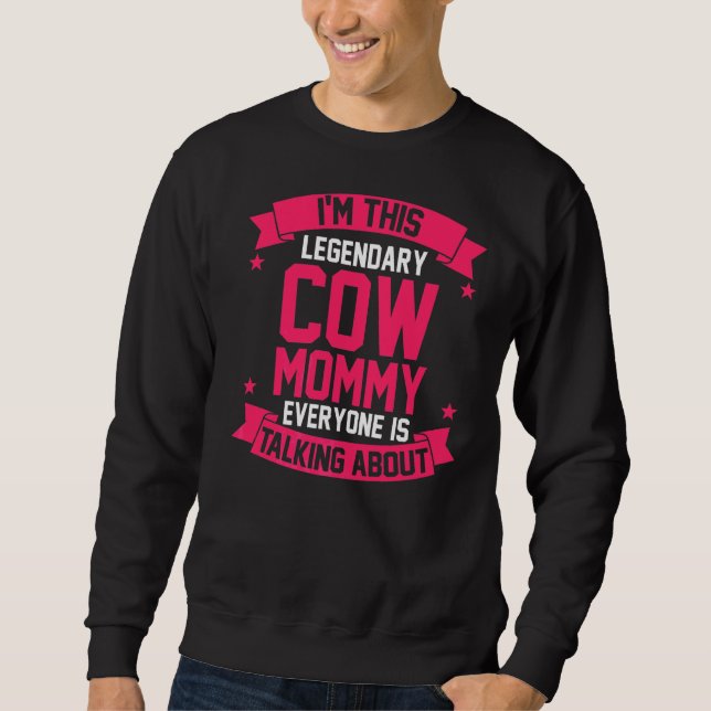 Sweatshirt Maman vache (Devant)