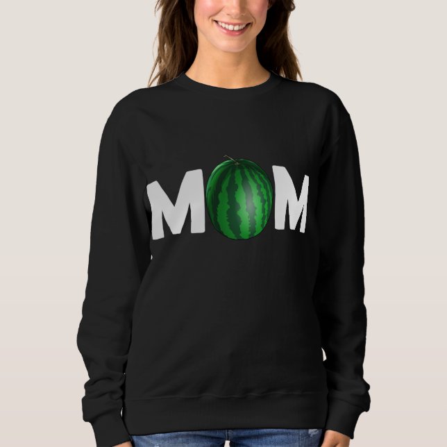 Sweatshirt Maman Watermelon Tropical Summer Vibes Fruit (Devant)