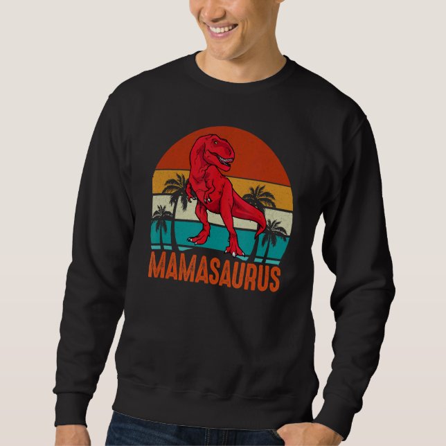 Sweatshirt Mamasaurus Dinosaur Rex Fête des mères Momma Mama (Devant)