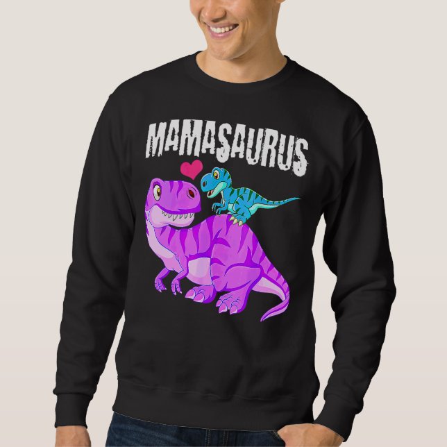 Sweatshirt Mamasaurus Dinosaur Rex Fête des mères pour Maman  (Devant)