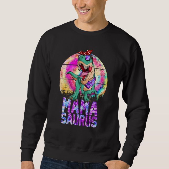 Sweatshirt Mamasaurus Rex Dinosaure  Mama Saurus Famille Corr (Devant)