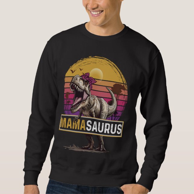 Sweatshirt Mamasaurus T Rex Tee Dinosaur Maman Saurus Famille (Devant)