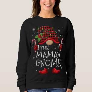 Sweatshirt Mamaw Gnome Buffalo Plaid Matching Family Christma
