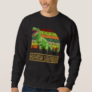 Sweatshirt Mamawsaurus Rex Dinosaur Mamaw Saurus Family Match