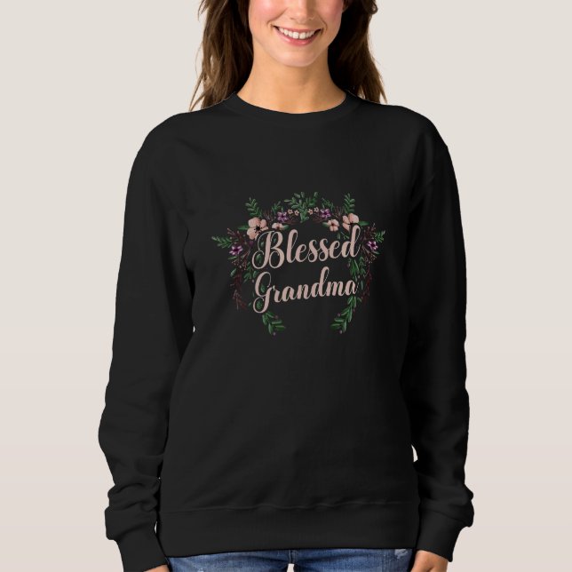 Sweatshirt Mamie bénie Grand-mère Mère Mamans (Devant)