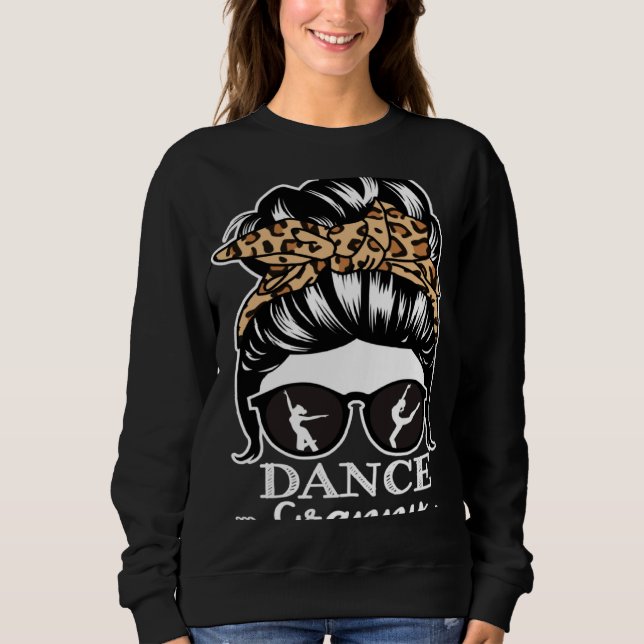 Sweatshirt Mamie de danse Cheveux chignon désordonné  Danseus (Devant)
