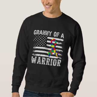 Sweatshirt Mamie D'Une Sensibilisation sur l'autisme De Guerr
