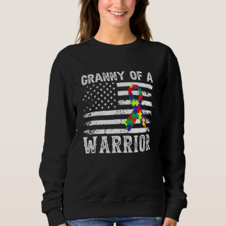 Sweatshirt Mamie D'Une Sensibilisation sur l'autisme De Guerr