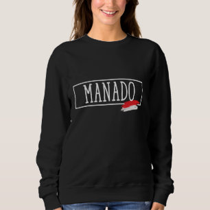 Sweatshirt Manado City Indonésie Vacances Pays Voyage Wom