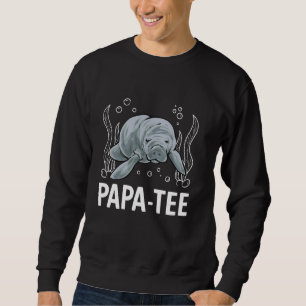 Sweatshirt Manatee Papa-Tee Mer Animaux Manatee