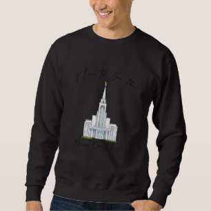 Sweatshirt Manaus Brésil Temple J'Aime Voir Mon Temple Calli