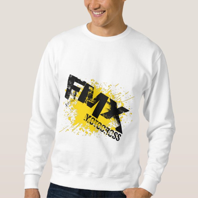 Sweatshirt Manches longues FMX Motocross (Devant)