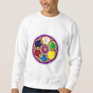 Sweatshirt Mandala de Namaste - pourpre