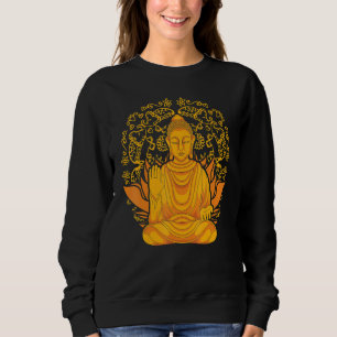 Sweatshirt Mandala Méditation Spirituelle Bouddhisme Zen Mant