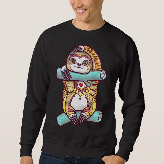 Sweatshirt Mandala Sloth 86 (Devant)