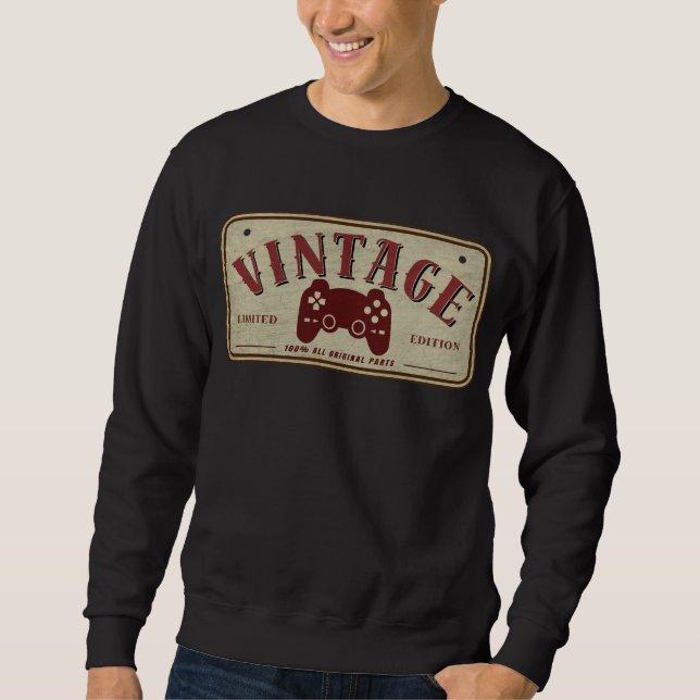 Sweatshirt Manette Vintage Édition Limitée Pièces d'Origine (Devant)