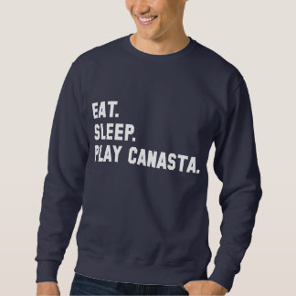 Sweatshirt "Mange, dort, joue au canasta" Chemise
