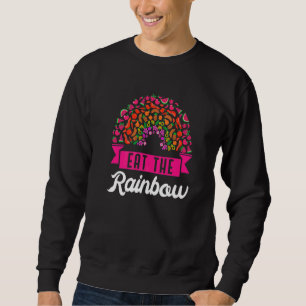 Sweatshirt Manger Rainbow Vegetarian Veganism Vegetarianis